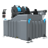 2 Man 1000L Water Fed Pole System (RO) with Electric Reels
