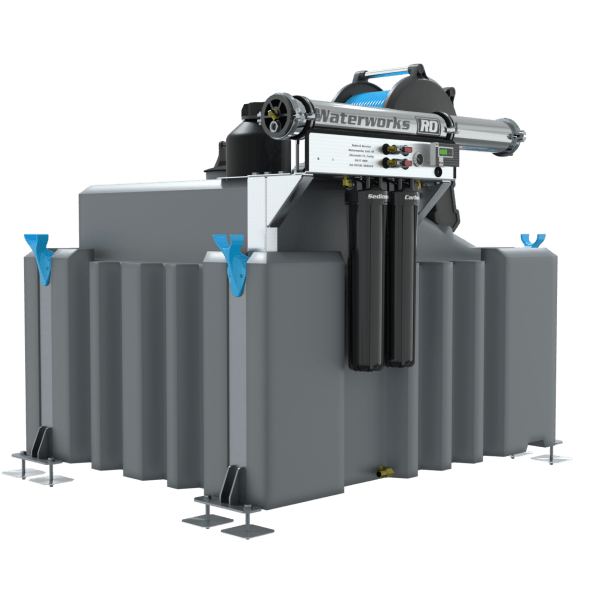 1 Man 1000L WFP System (Reverse Osmosis) with PowerUP Electric Reel