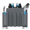 2 Man 1000L Water Fed Pole System (RO) with Electric Reels