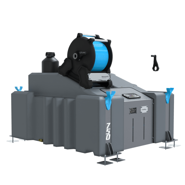 1 Man 750L Water Fed Pole System (DI) with Manual Hose Reel
