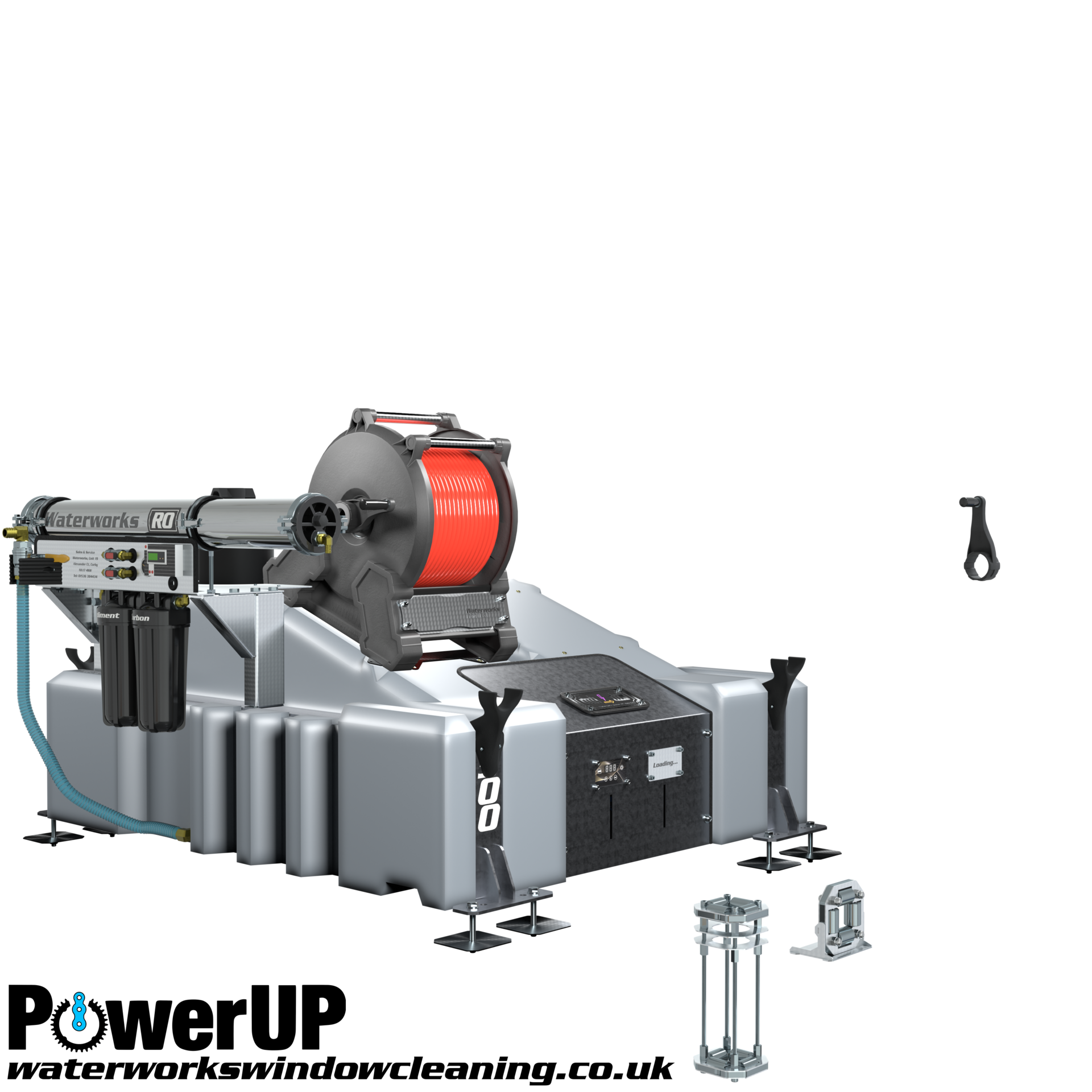 1 Man 500L RO+DI System with Manual Reel: The Ultimate Window Cleaning System