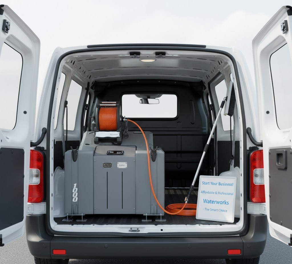 Entry-Level Professional window cleaning Setup